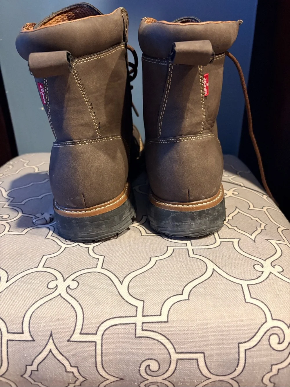 Levi's Men's Wyatt Distressed Lace-Up Rugged Casual Boots
